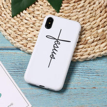 Load image into Gallery viewer, Faith in Jesus Cross IPhone Cover