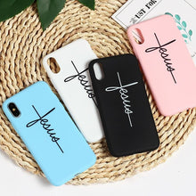 Load image into Gallery viewer, Faith in Jesus Cross IPhone Cover
