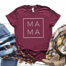 Load image into Gallery viewer, MAMA SQUARE WOMAN SHORT SLEEVE T-SHIRT
