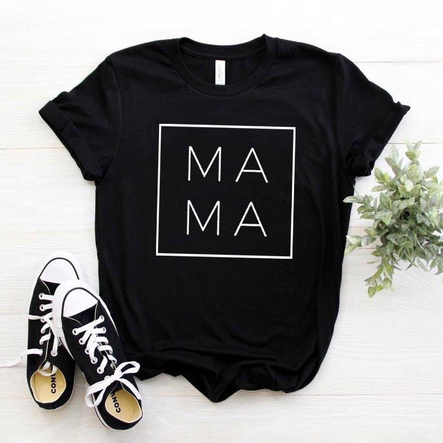 MAMA SQUARE WOMAN SHORT SLEEVE T-SHIRT