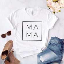 Load image into Gallery viewer, MAMA SQUARE WOMAN SHORT SLEEVE T-SHIRT
