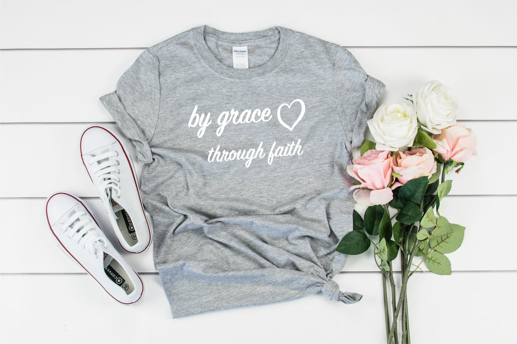 By Grace Through Faith Short Sleeve Shirt
