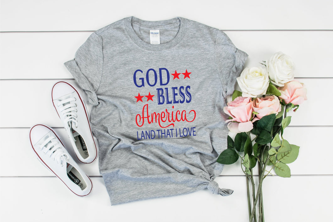God Bless America Short Sleeve Shirt