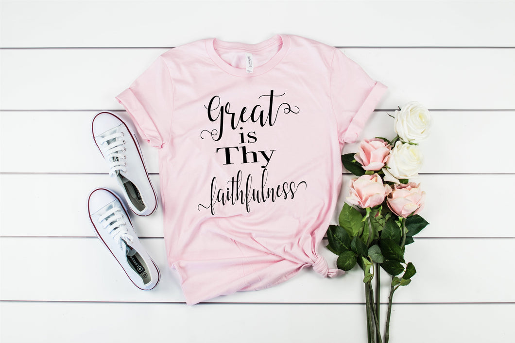 Great Is Thy Faithfulness  Short Sleeve Shirt