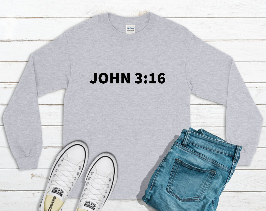 John 3:16 Long Sleeve Shirt